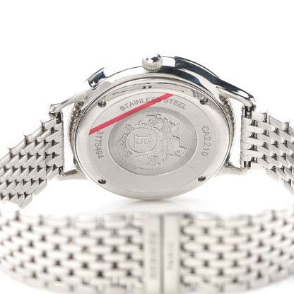 Hermes Stainless Steel 32mm Slim d'Quartz Watch Silver 4 of 5