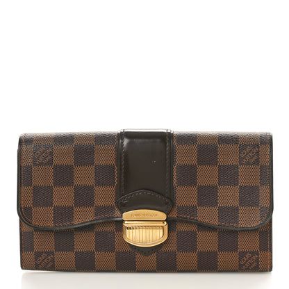 Louis Vuitton Damier Ebene Sistina Wallet 1 of 7