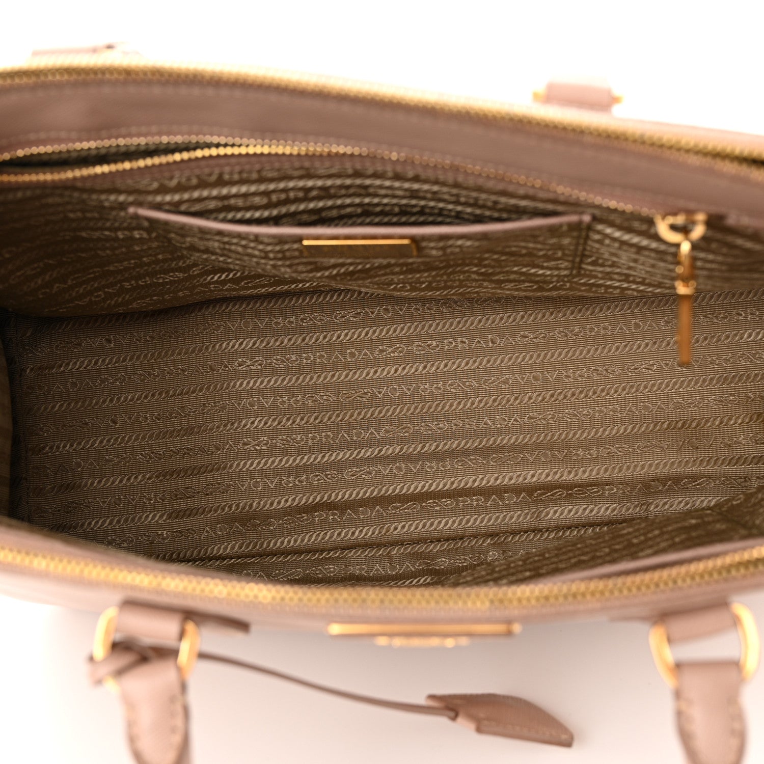 Prada Saffiano Medium Galleria Double Zip Tote Cammeo 5 of 13