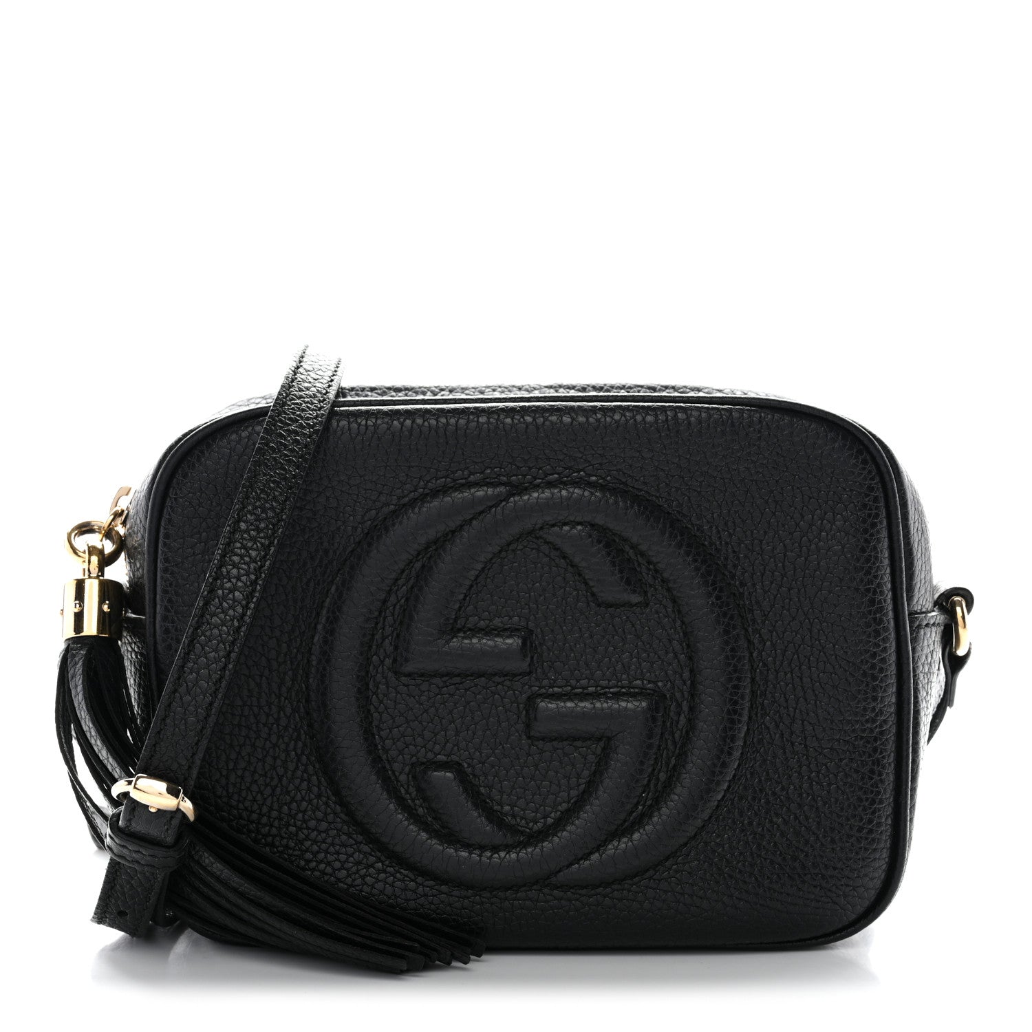 Gucci Pebbled Calfskin Small Soho Disco Bag Black 1 of 15