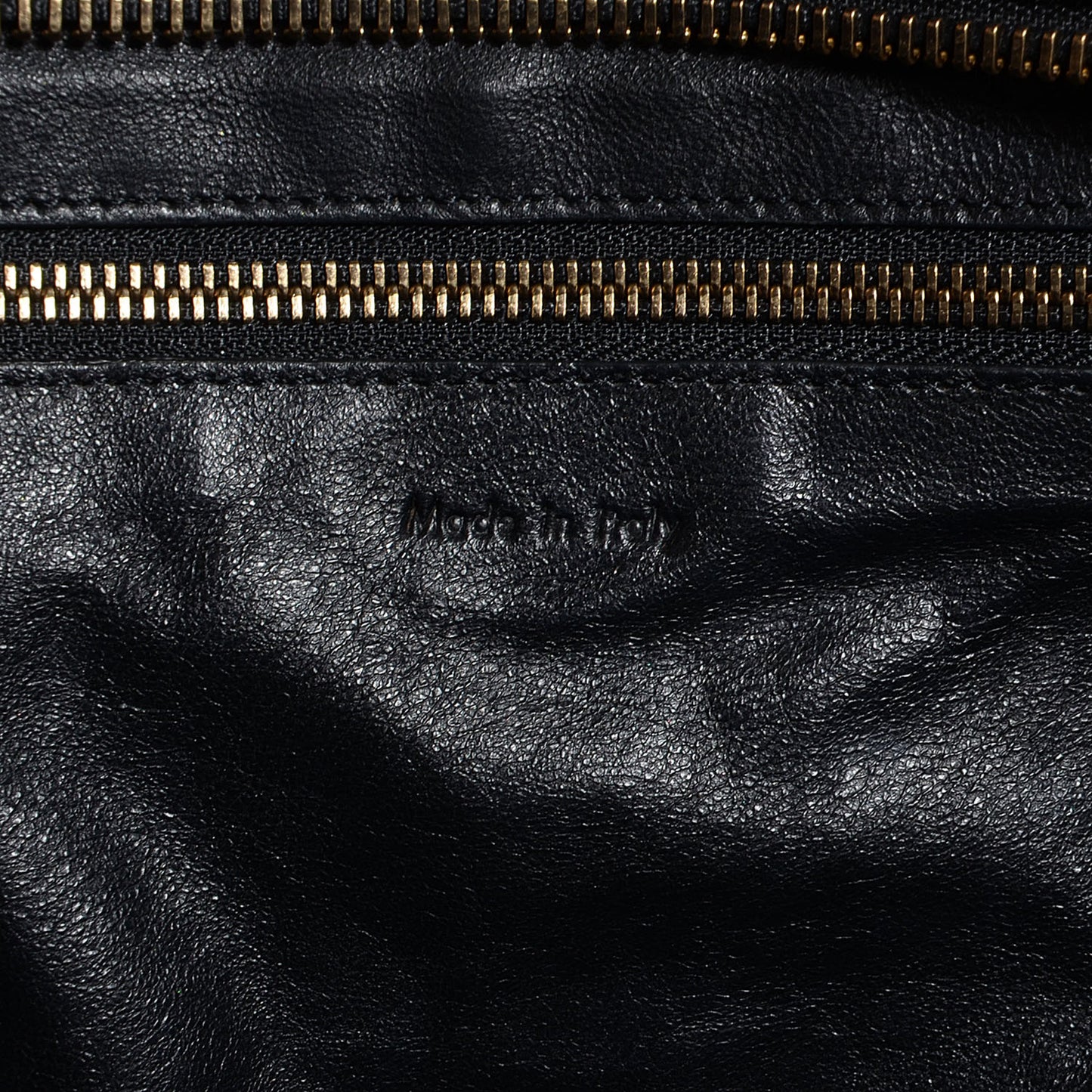Smooth Calfskin Suede Mini Bi-Color Luggage Black Olive
