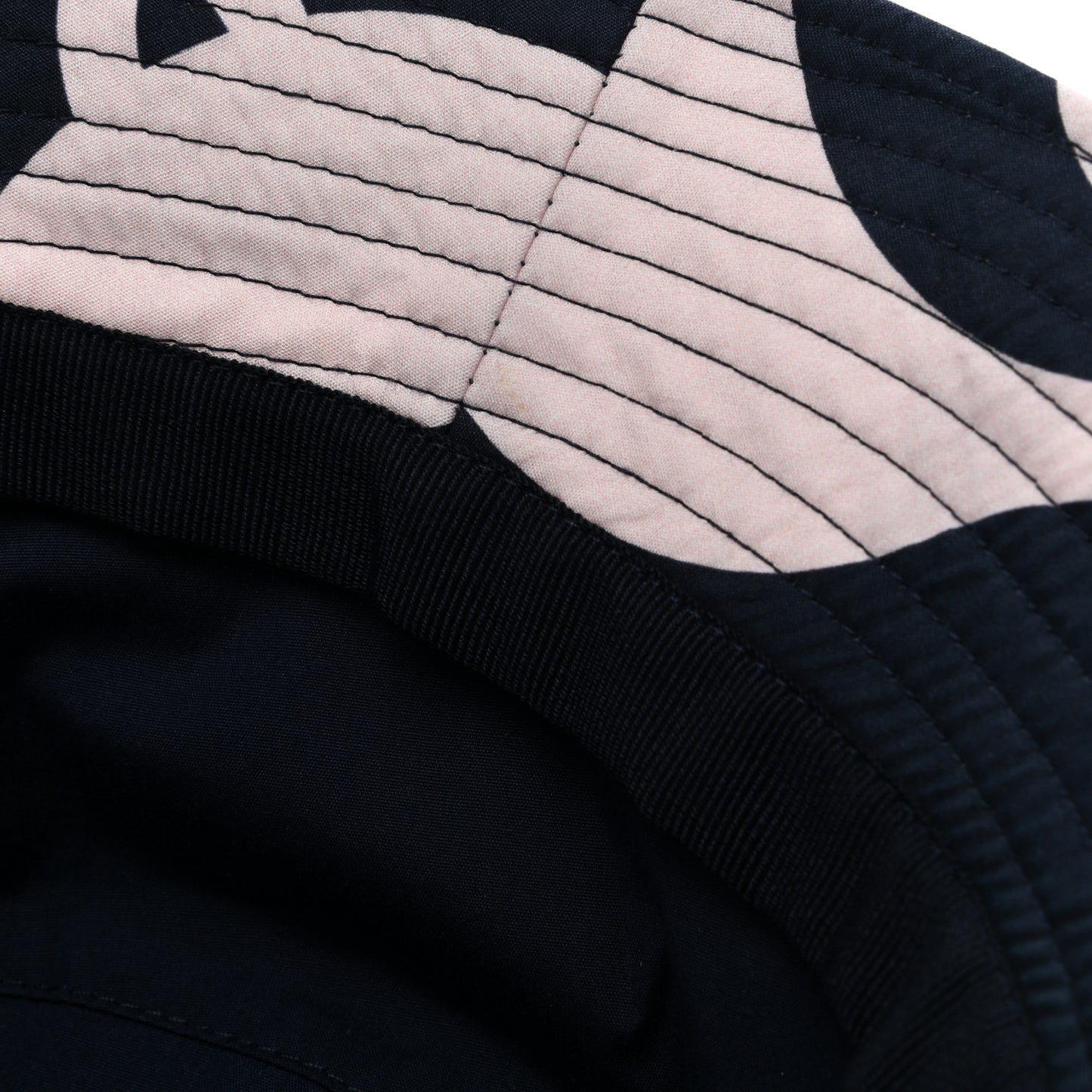 Cotton CC Bucket Hat L Navy Ivory