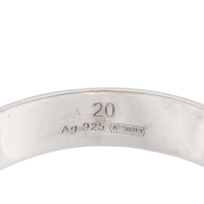 Gucci Sterling Silver Oval Trademark Ring 60 9 4 of 4