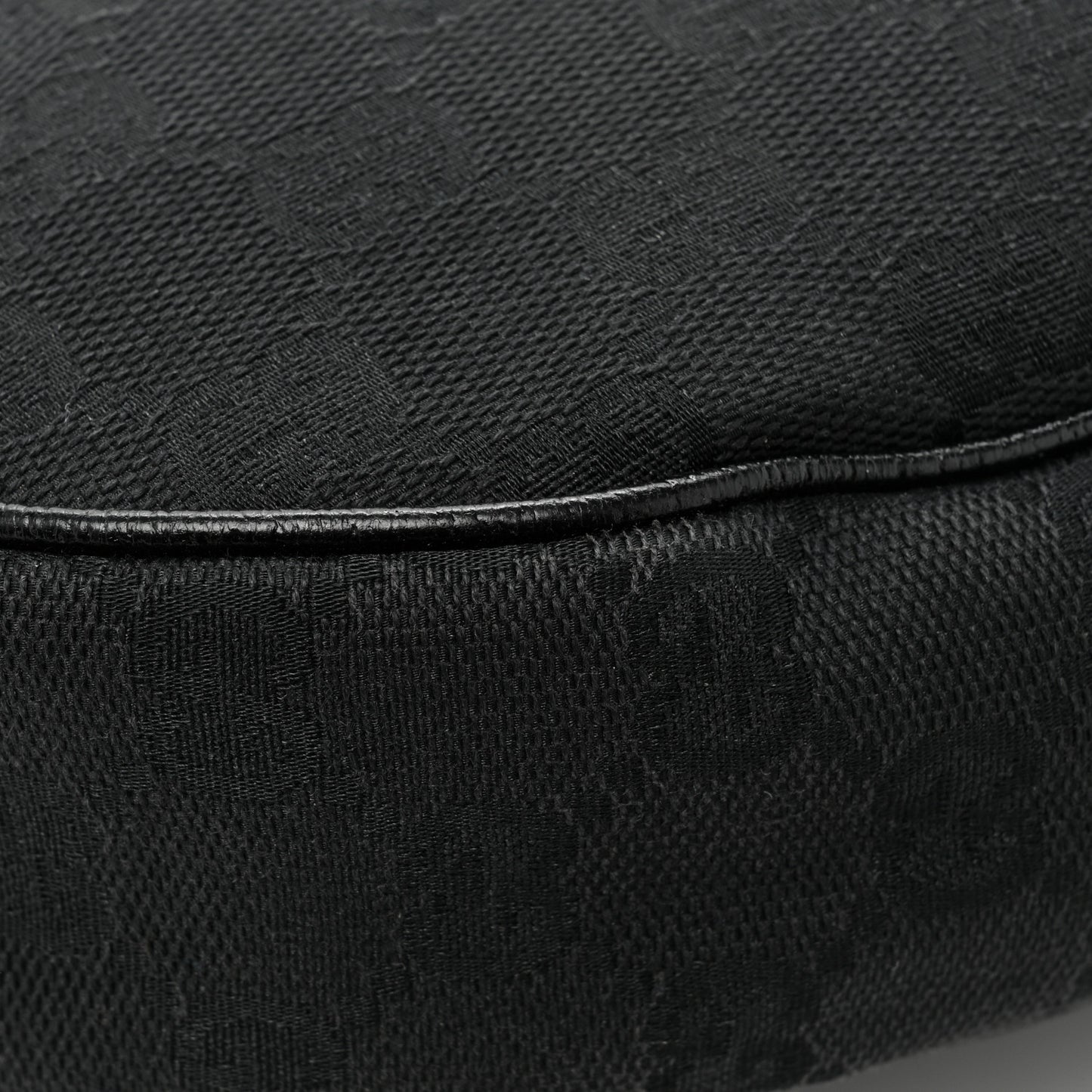 Monogram Medium Half Moon Hobo Black