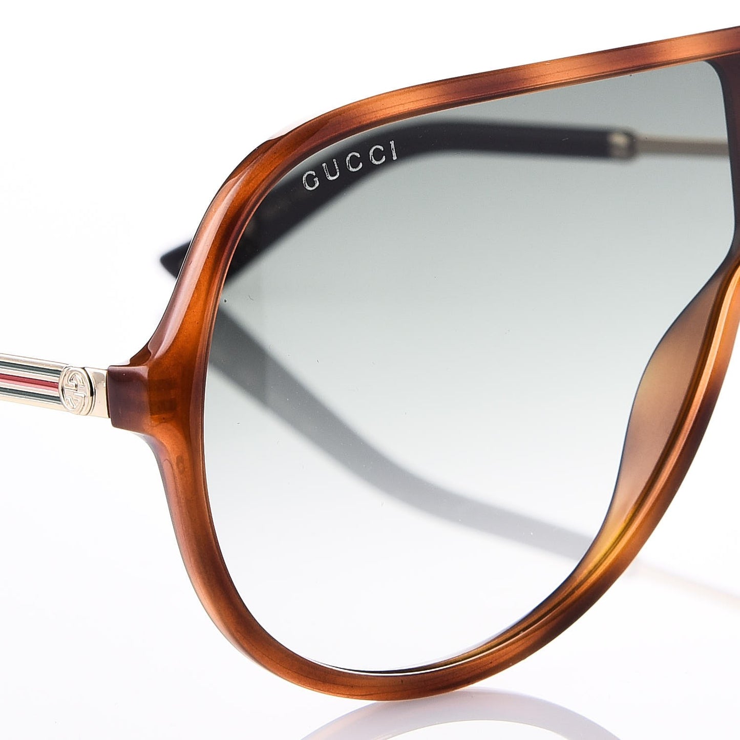 Shield Sunglasses GG0199S Tortoiseshell