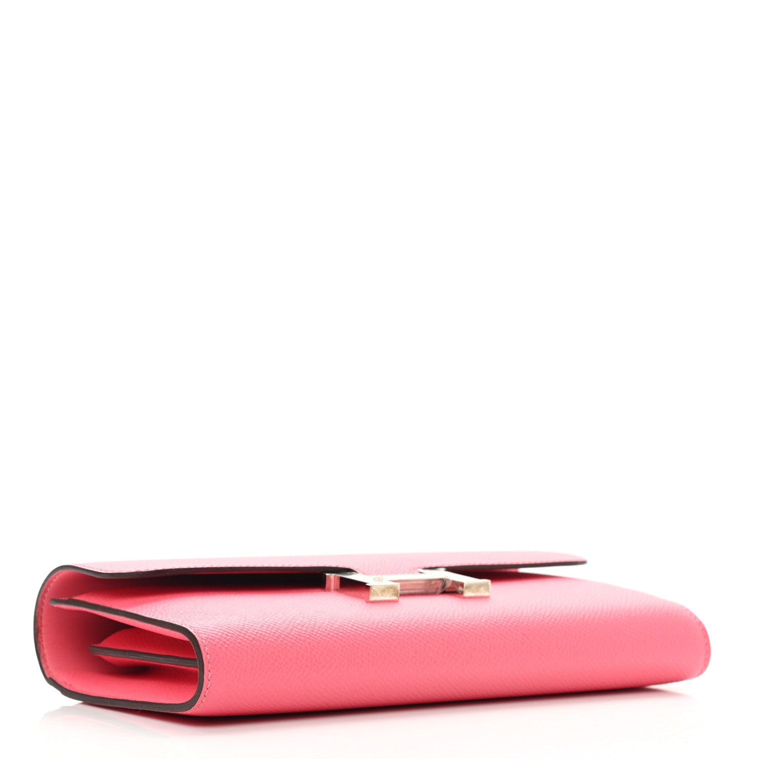 Hermes Epsom Constance Long Wallet Rose Azalee 4 of 7