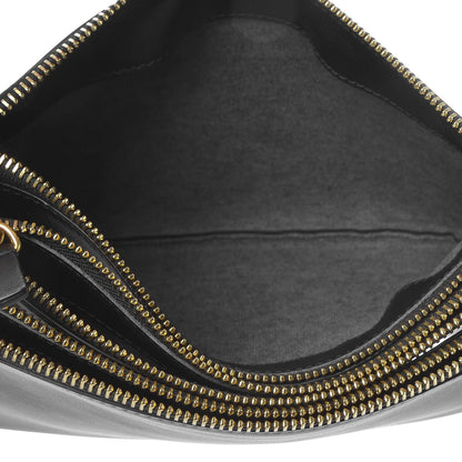 Celine Lambskin Small Trio Crossbody Bag Black 7 of 9