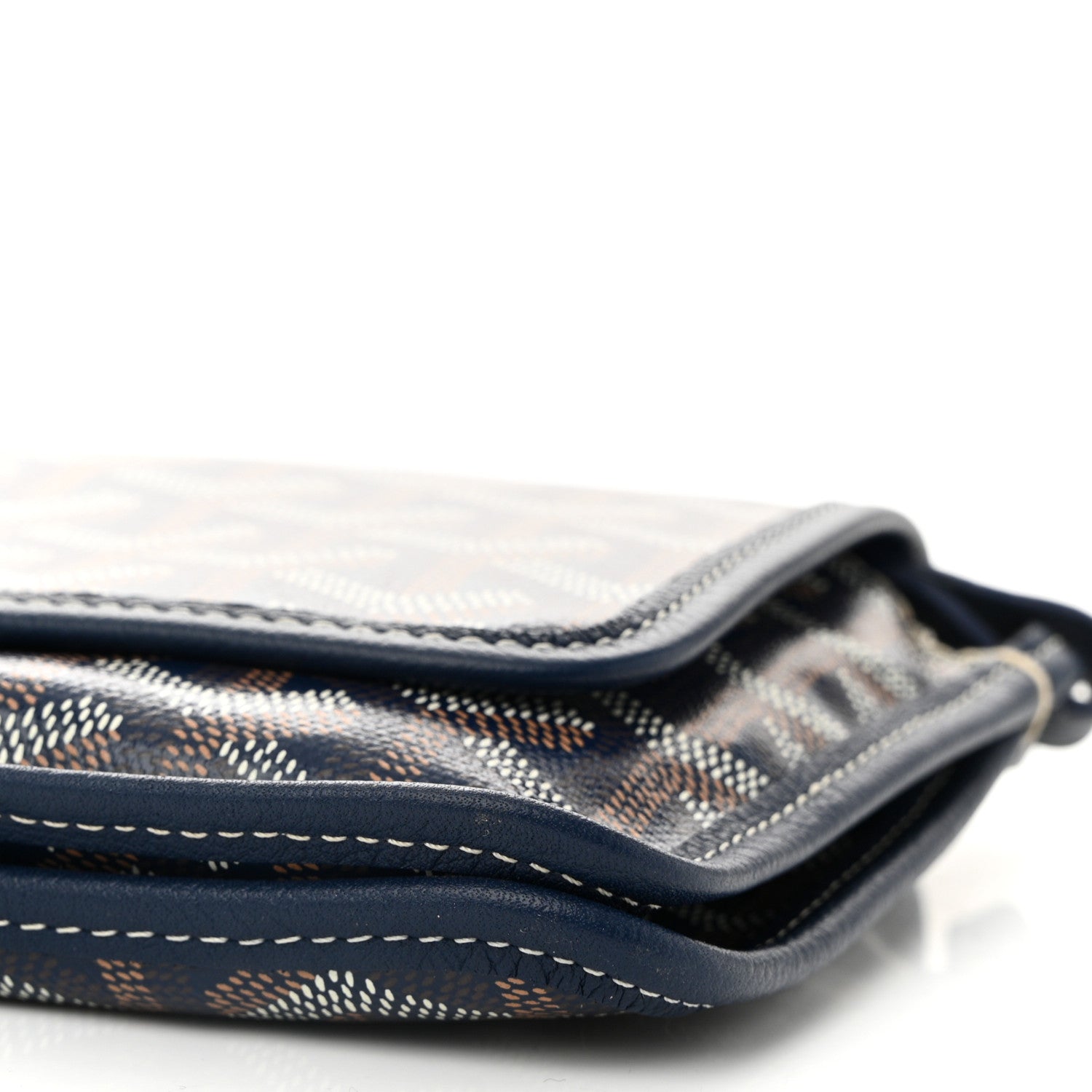 Goyard Goyardine Plumet Wallet Clutch Navy 9 of 9