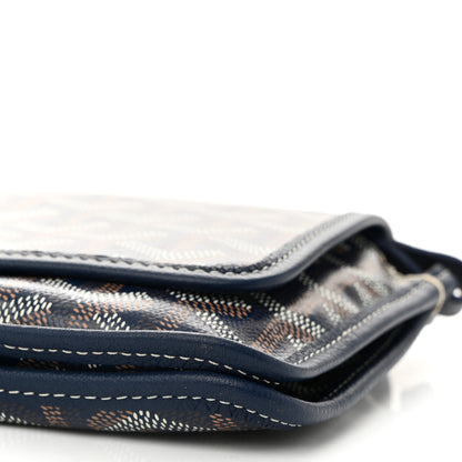 Goyard Goyardine Plumet Wallet Clutch Navy 9 of 9