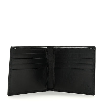 Gucci GG Supreme Monogram Azalea Calfskin Retro Interlocking G Bi-Fold Wallet Black 5 of 8