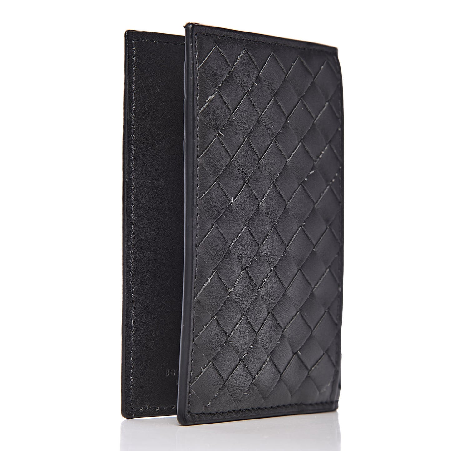 Intrecciato VN Card Case Ferro