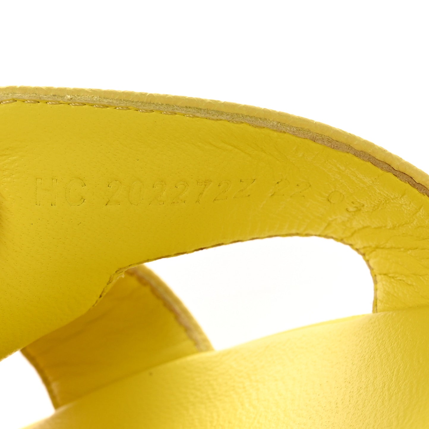 Epsom Oran Sandals 39 Jaune Curcuma