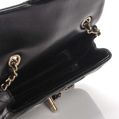 Chanel Lambskin Quilted Extra Mini Flap Black 4 of 6