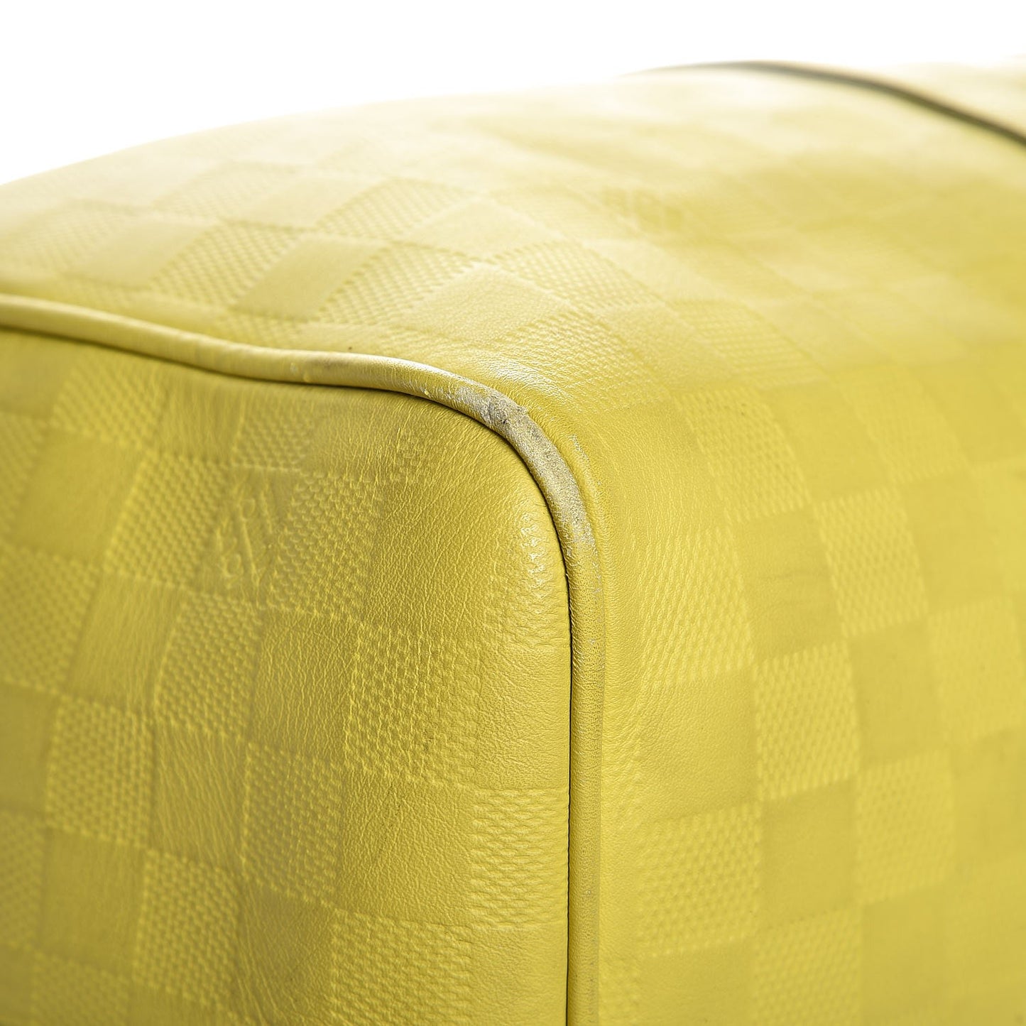 Damier Infini Keepall Bandouliere 45 Vert Acide