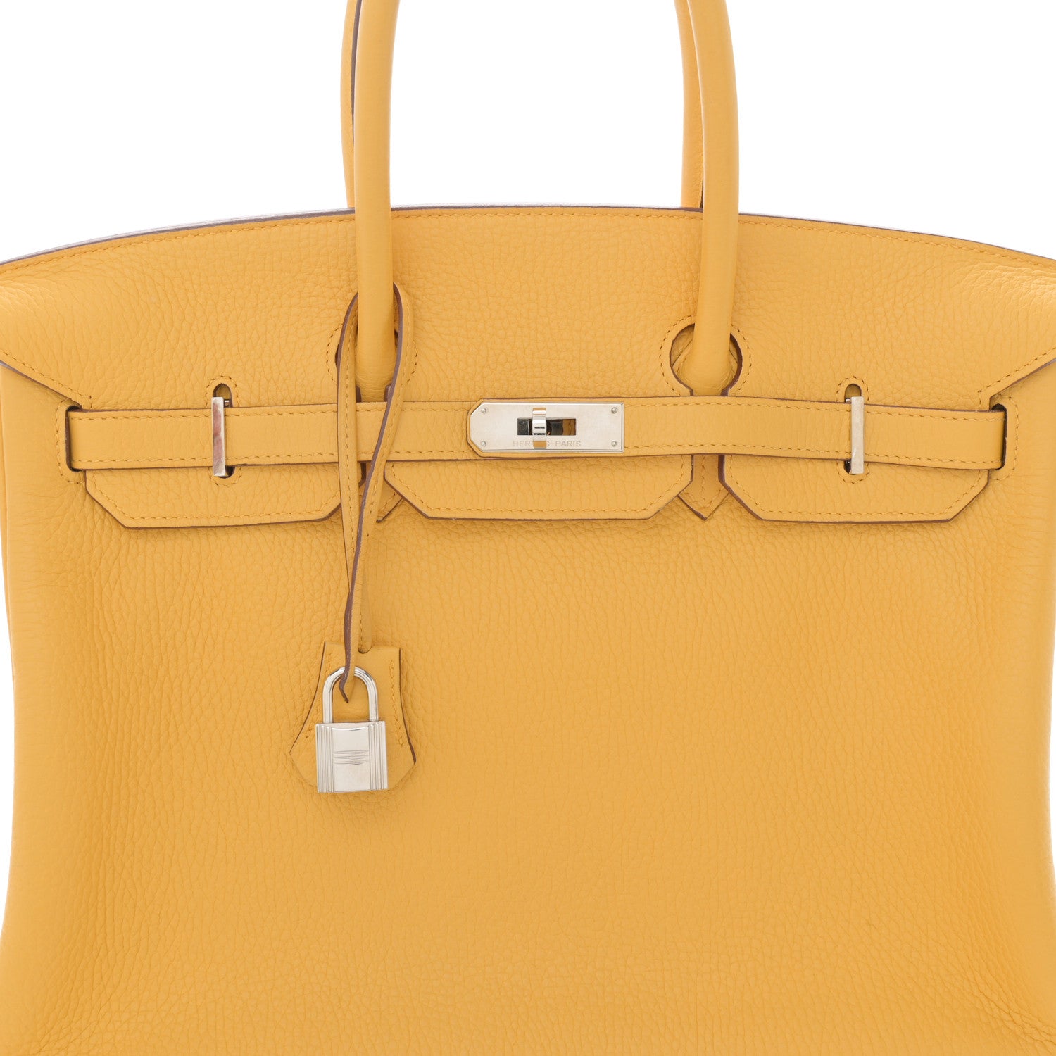 Hermes Taurillon Clemence Birkin 35 Soleil 8 of 13
