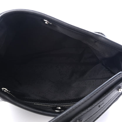 Stella McCartney Nylon Eco Alter Nappa Studded Logo Mini Crossbody Black 4 of 4