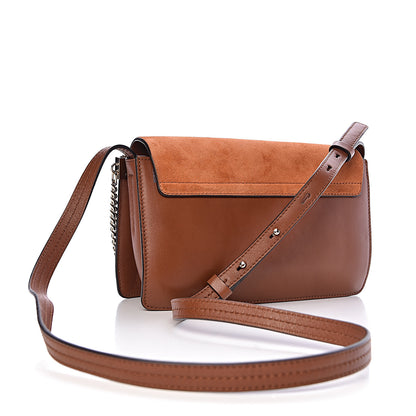Chloe Suede Calfskin Small Faye Shoulder Bag Tobacco 3 of 10