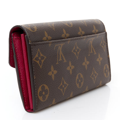 Louis Vuitton Monogram Sarah Wallet NM Fuchsia 3 of 7