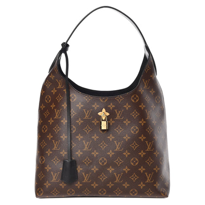 Louis Vuitton Monogram Flower Hobo Black 1 of 6