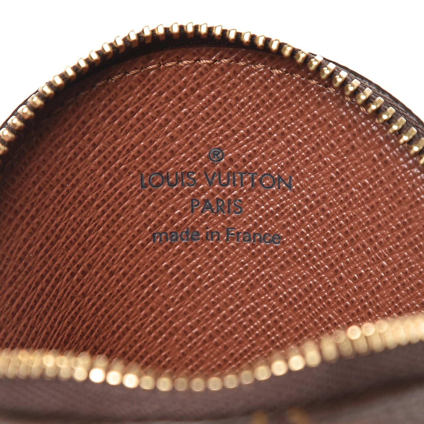 Monogram Round Coin Purse