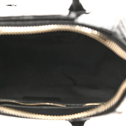 Givenchy Calfskin Crocodile Embossed Small Antigona Black 5 of 10