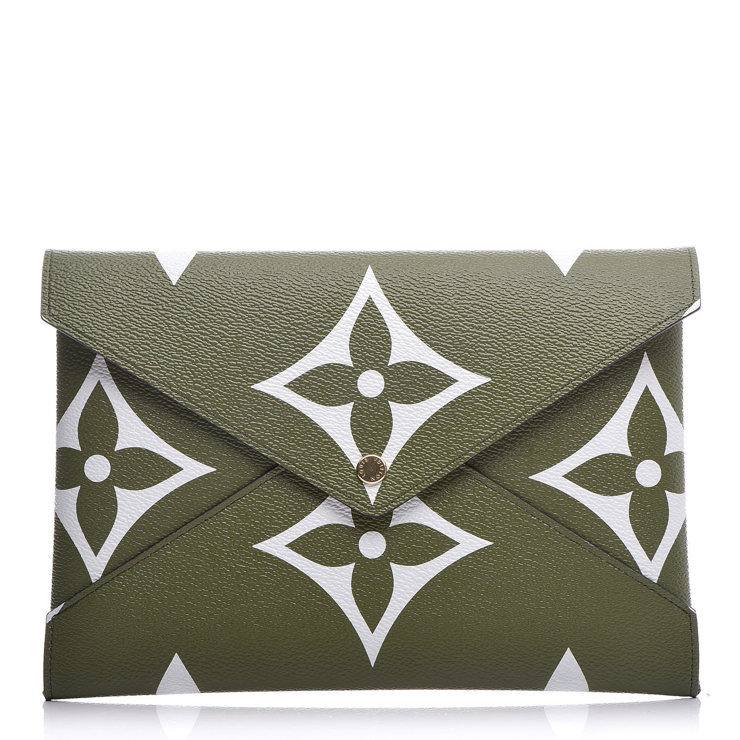 Louis Vuitton Monogram Giant Large Kirigami Pochette Kaki 1 of 8