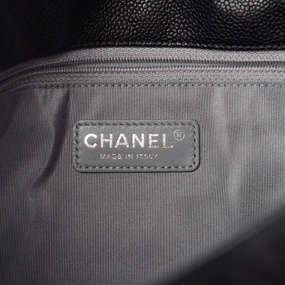 Chanel Caviar Quilted Large French Riviera Flap Black 8 of 10