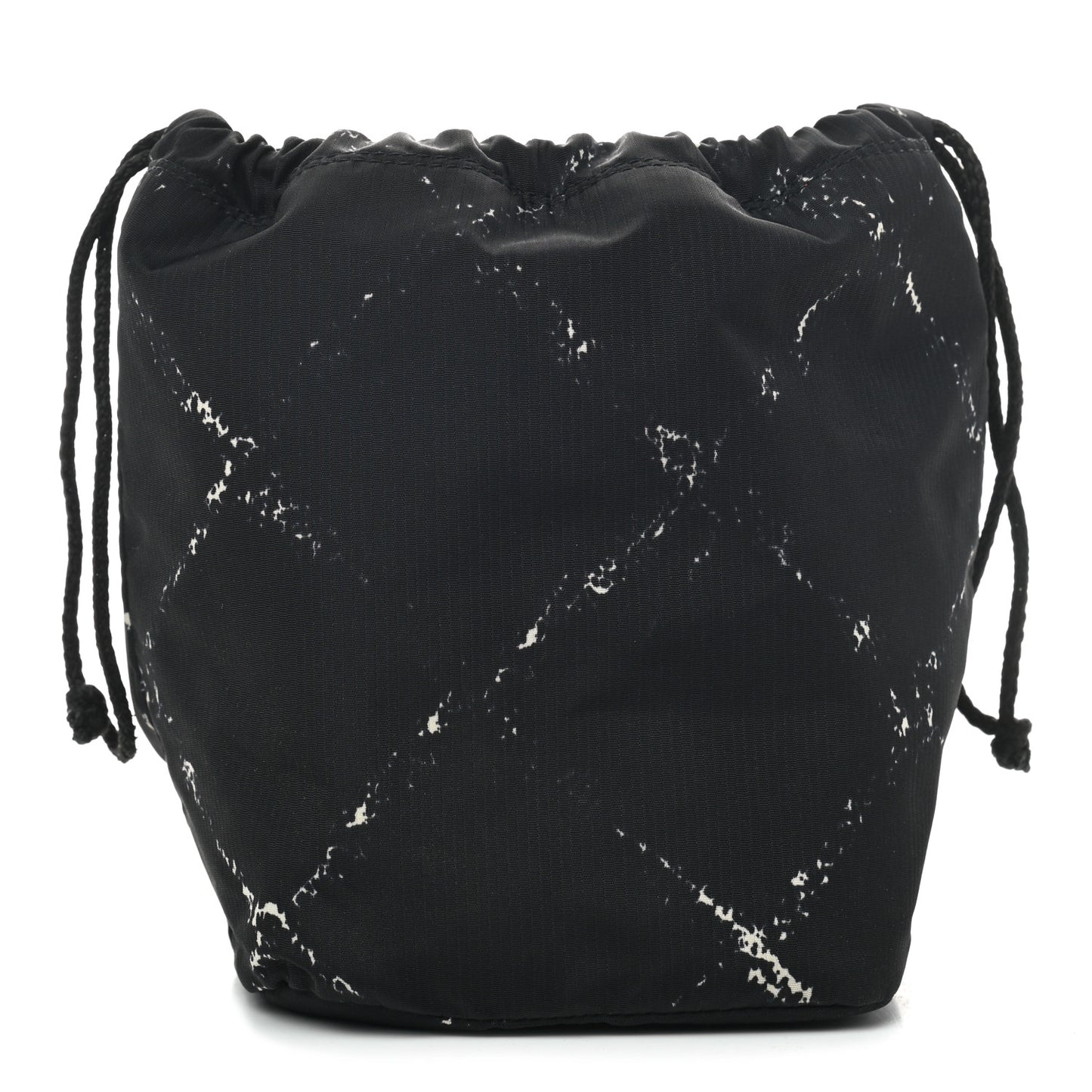 Nylon Travel Drawstring Bag Black