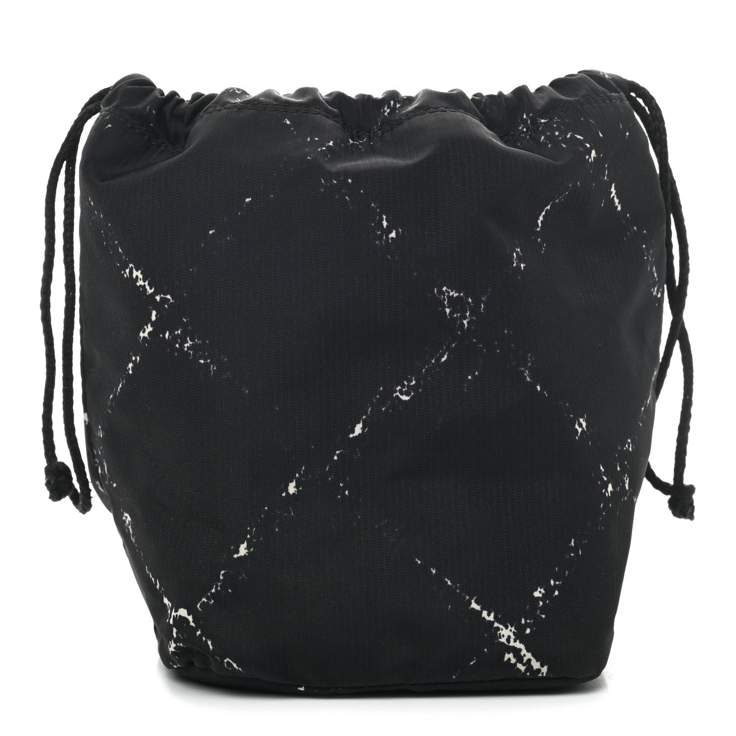 Chanel Nylon Travel Drawstring Bag Black 1 of 6