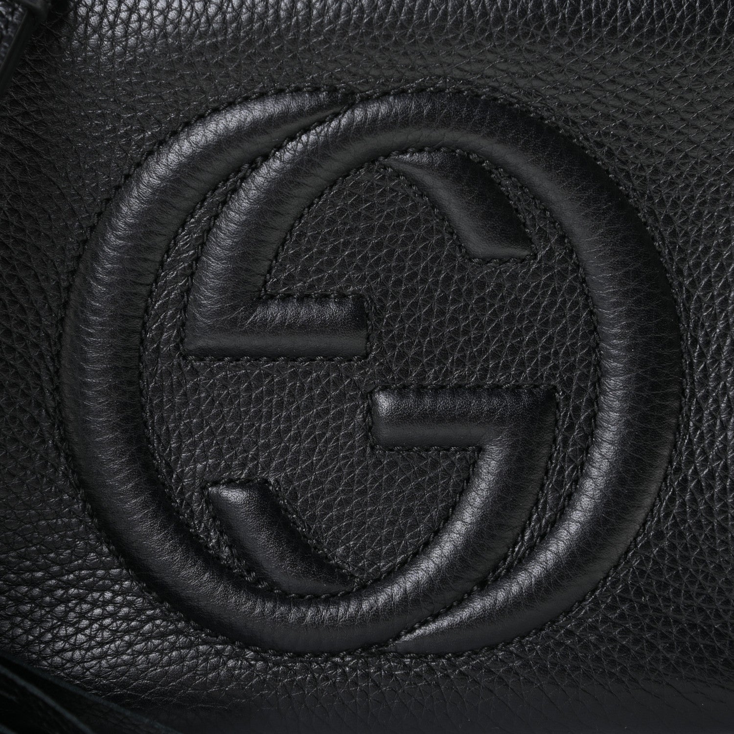 Gucci Pebbled Calfskin Small Soho Disco Bag Black 3 of 11