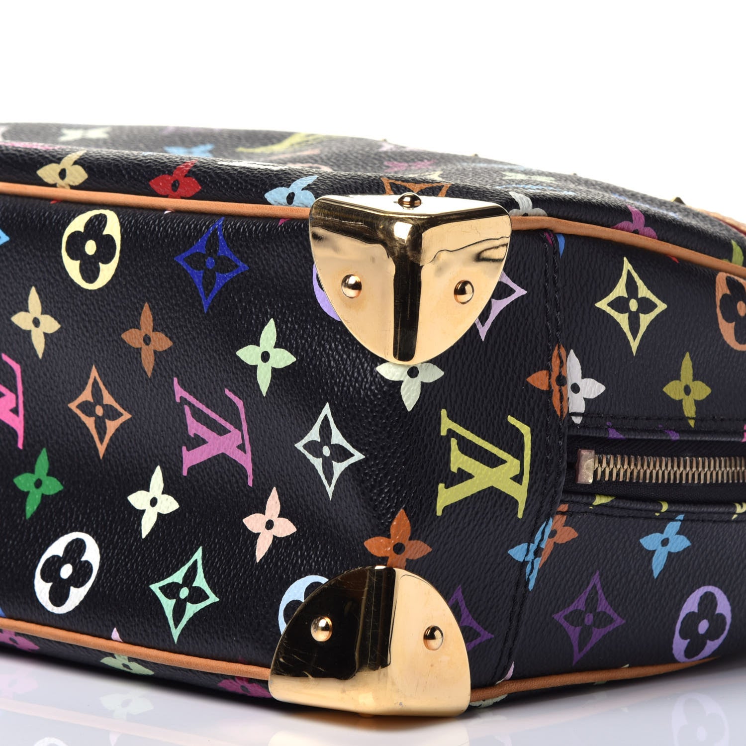 Louis Vuitton Monogram Multicolor Trouville Black 8 of 8