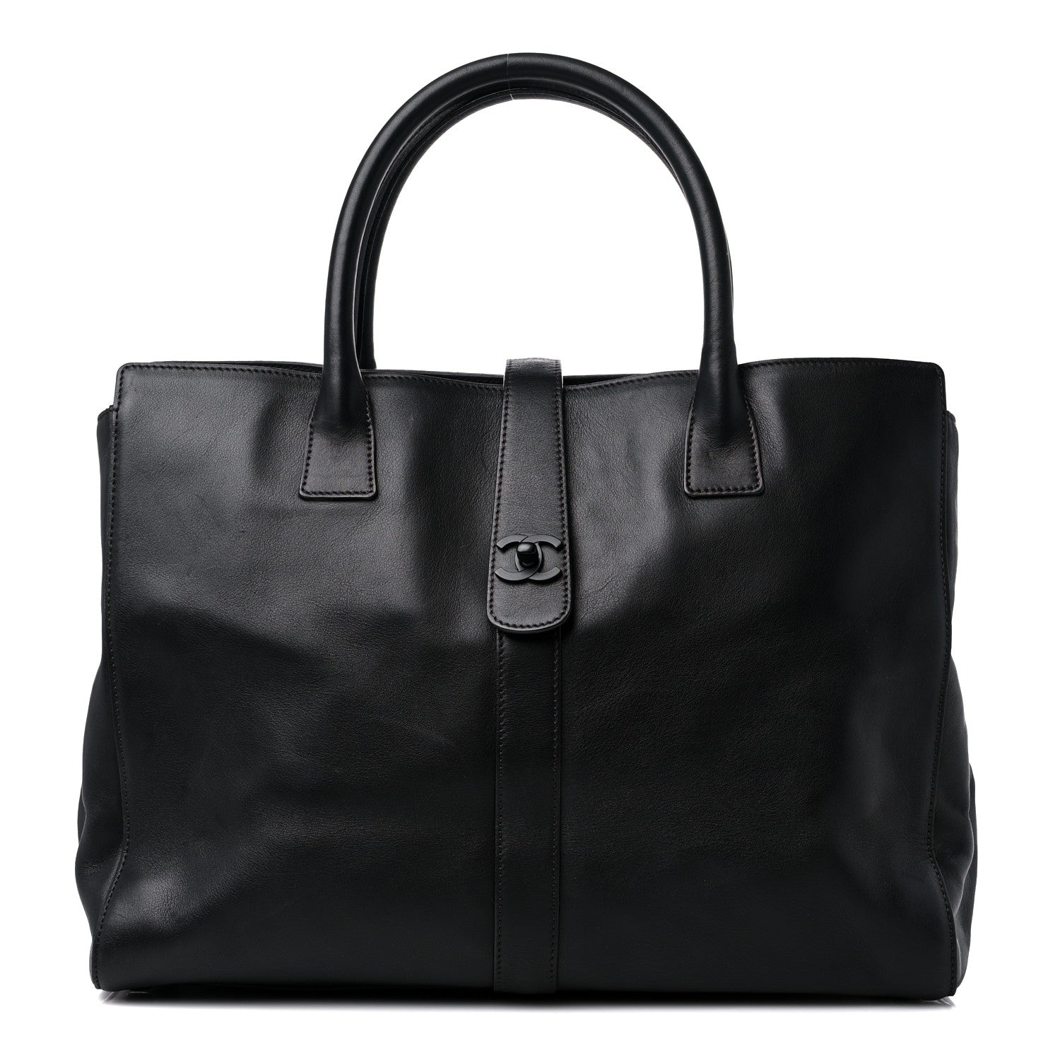 Chanel Calfskin Shopper Tote Black 1 of 14