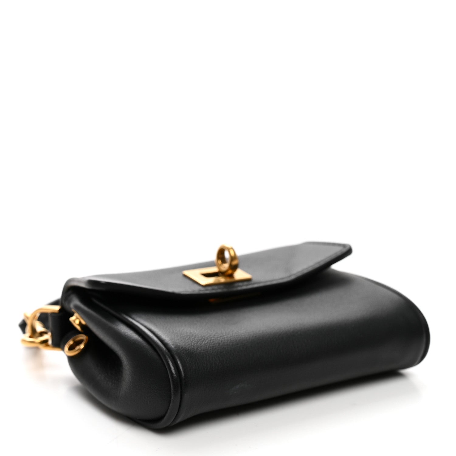 Balenciaga Smooth Calfskin Rodeo Micro Bag Charm Black 4 of 9