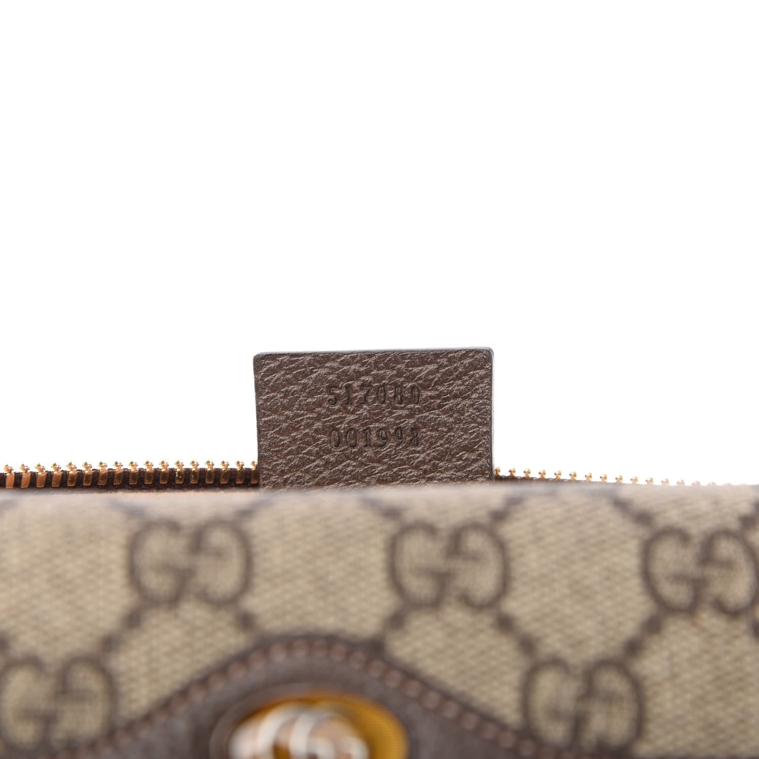Gucci GG Supreme Monogram Web Small Ophidia Shoulder Bag Brown 9 of 10