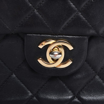 Chanel Lambskin Quilted Mini Square Flap Black 12 of 13