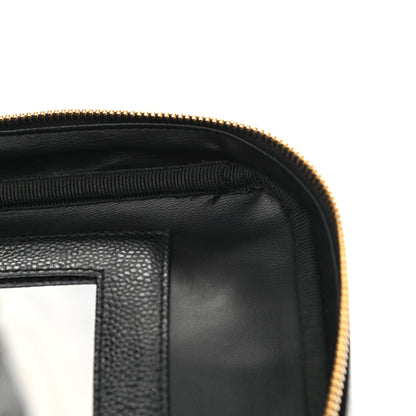 Chanel Caviar CC Vanity Cosmetic Case Black 7 of 8