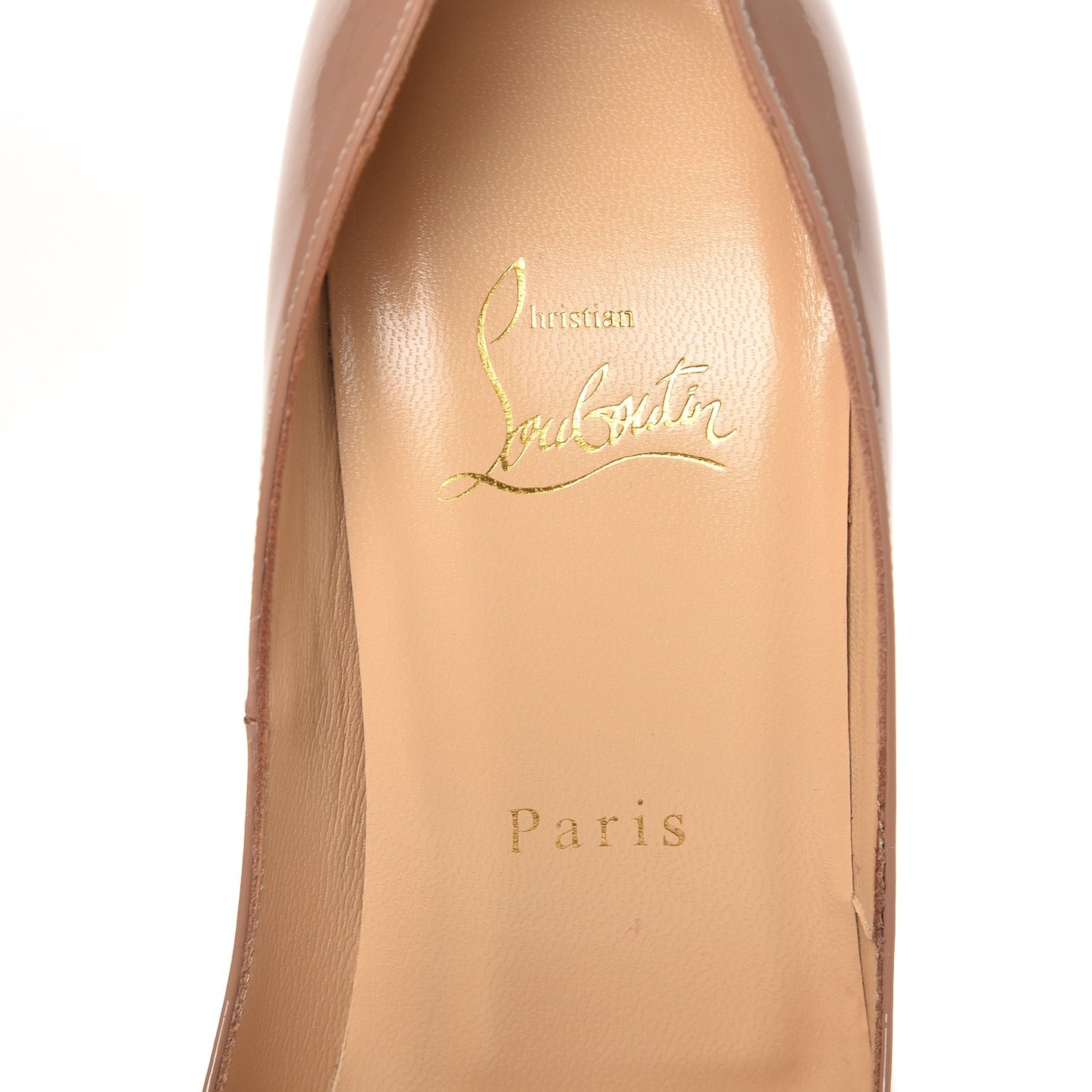 Patent Lady Peep 150 Pumps 39.5 Nude