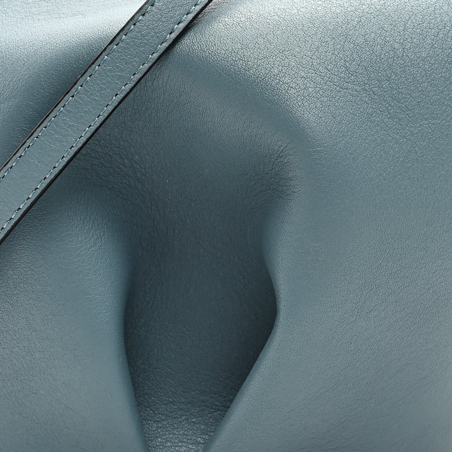 Calfskin Mini Elephant Crossbody Bag Blue