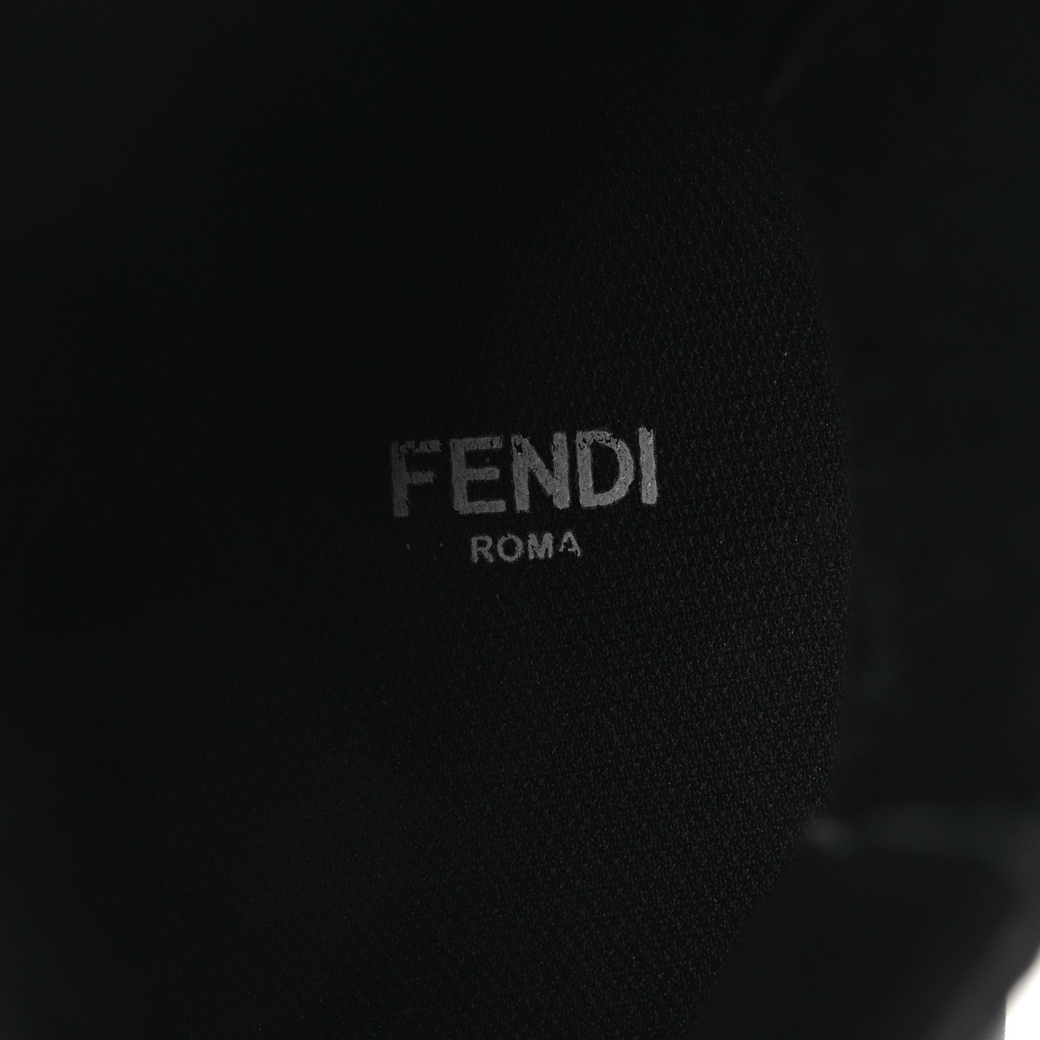Fendi Calfskin Rubber Fendi Force Chelsea Boots 36 Black 9 of 11