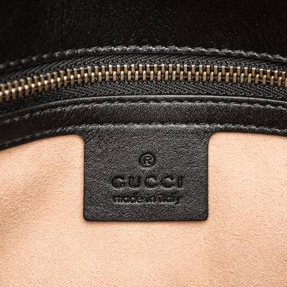 Gucci Calfskin Matelasse Small GG Marmont Shoulder Bag Black 6 of 7