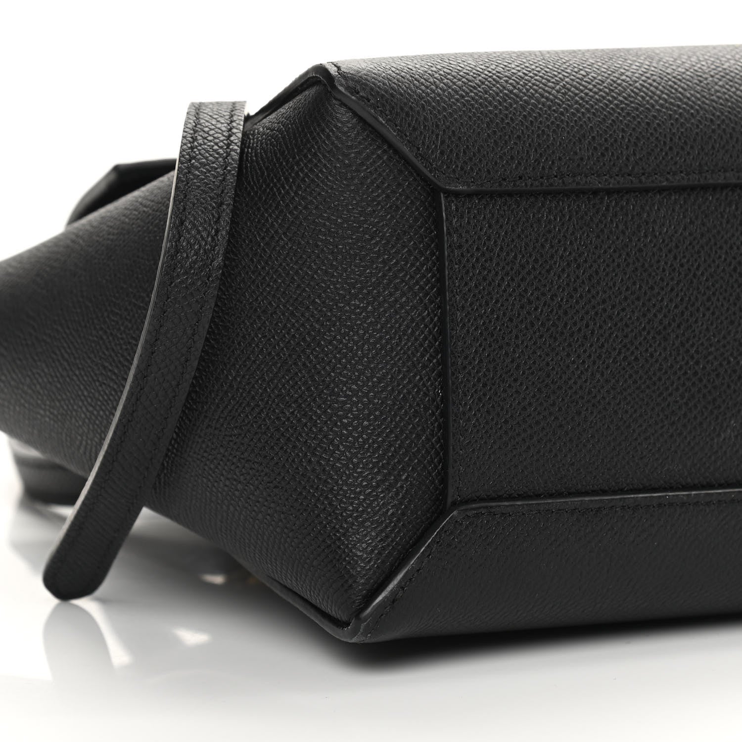 Celine Grained Calfskin Nano Belt Bag Black 9 of 16