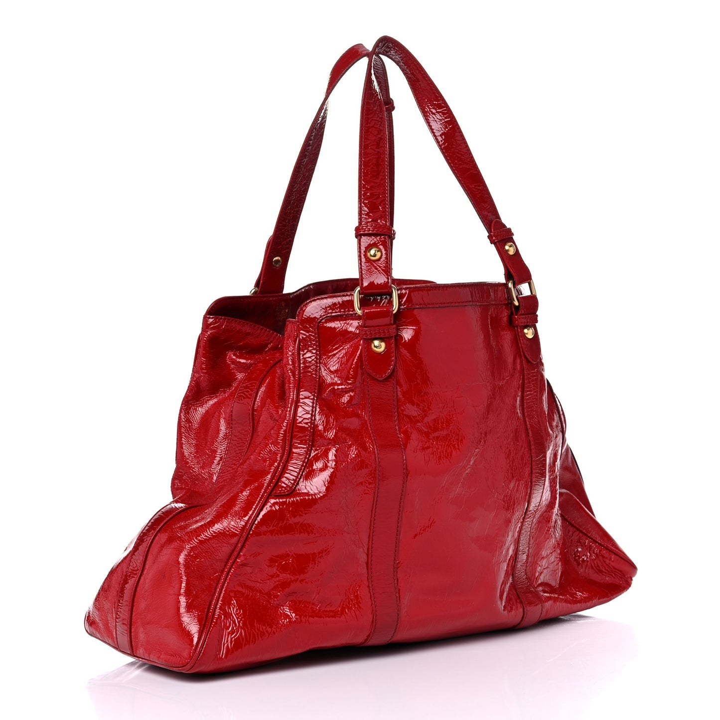 Vitello Naplak Small Bag De Jour Rosso