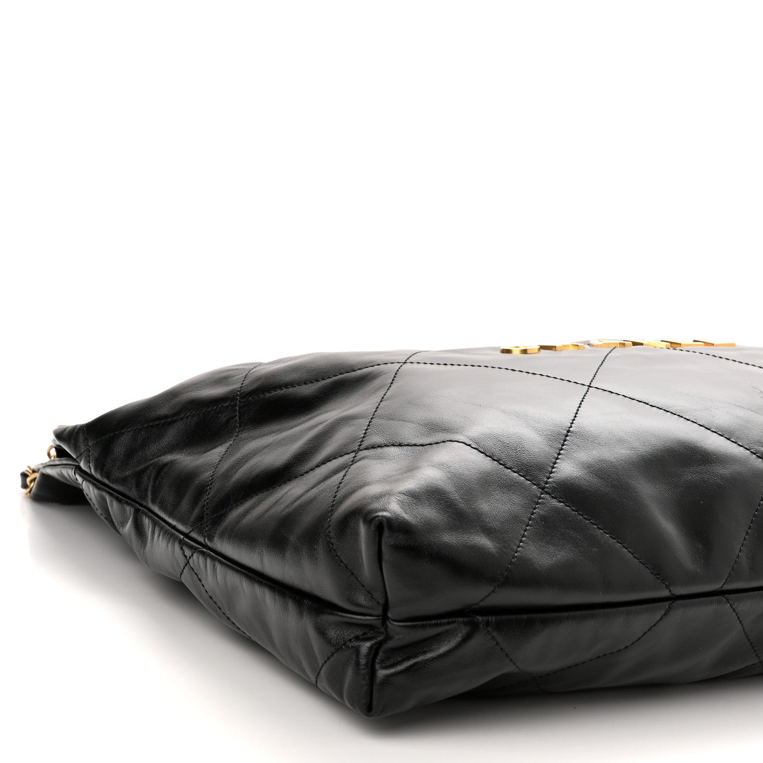 Chanel Shiny Calfskin Quilted Chanel 22 Black 10 of 11