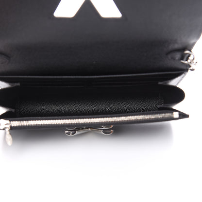Louis Vuitton Epi Twist Chain Wallet Black 5 of 8