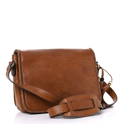 Gucci Grained Calfskin Medium Marrakech Flap Messenger Bag Brown 3 of 25