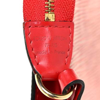Louis Vuitton Epi Pochette Accessories 24 Castillan Red 8 of 11