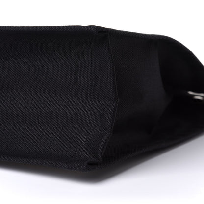 Saint Laurent Linen Calfskin Rive Gauche North South Tote White Black 13 of 13