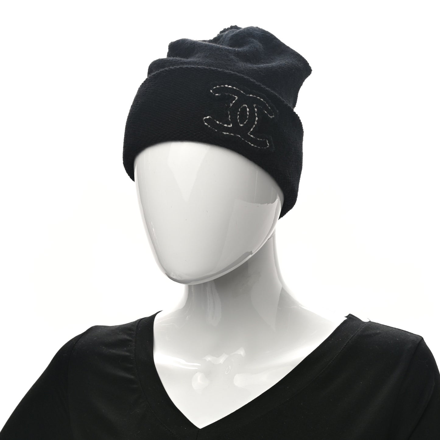 Cashmere CC Beanie Hat Black