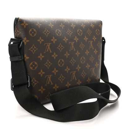 Louis Vuitton Monogram Macassar Magnetic Messenger 2 of 9