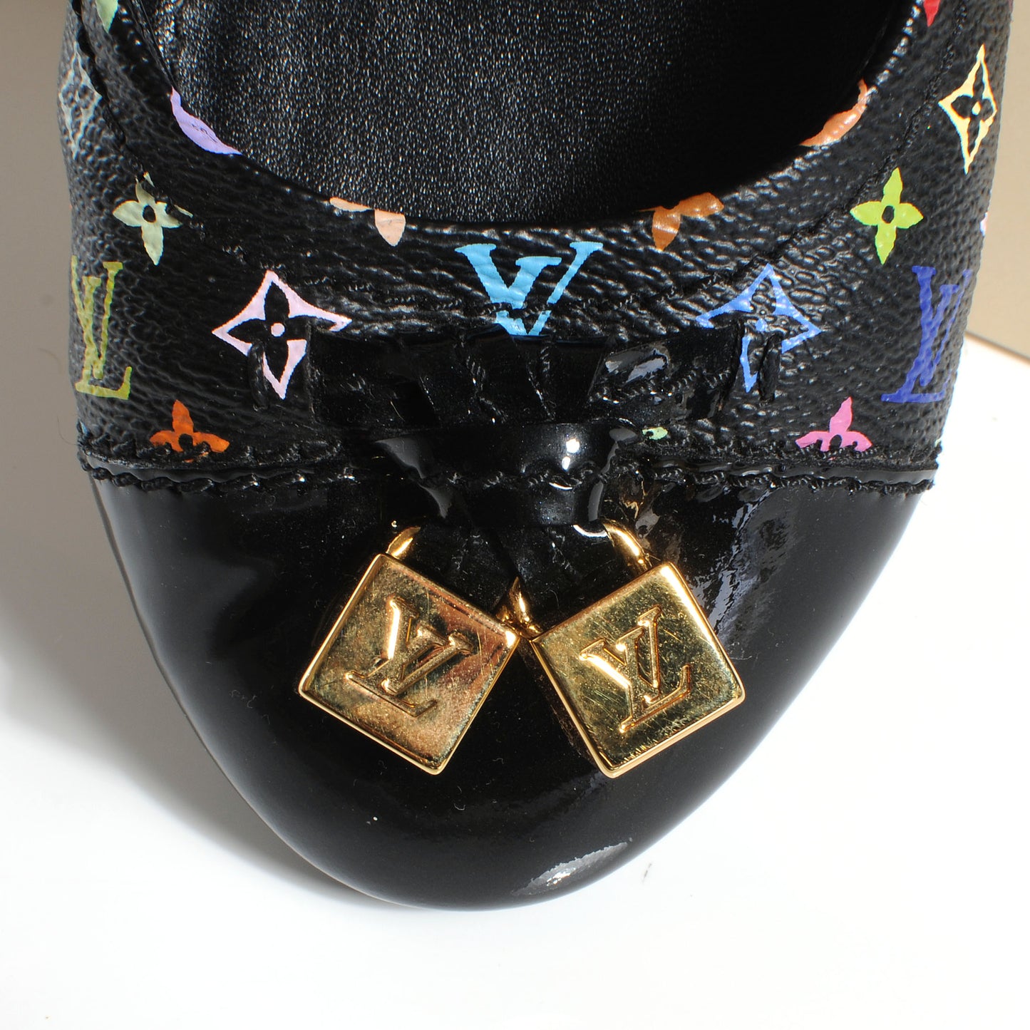 Monogram Multicolor LOVELY Ballet Flats Black 39